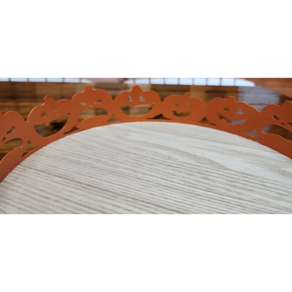 NEW Target Bullseye Round Orange Pumpkin Tray Halloween Fall Jack-o-Lantern 2022